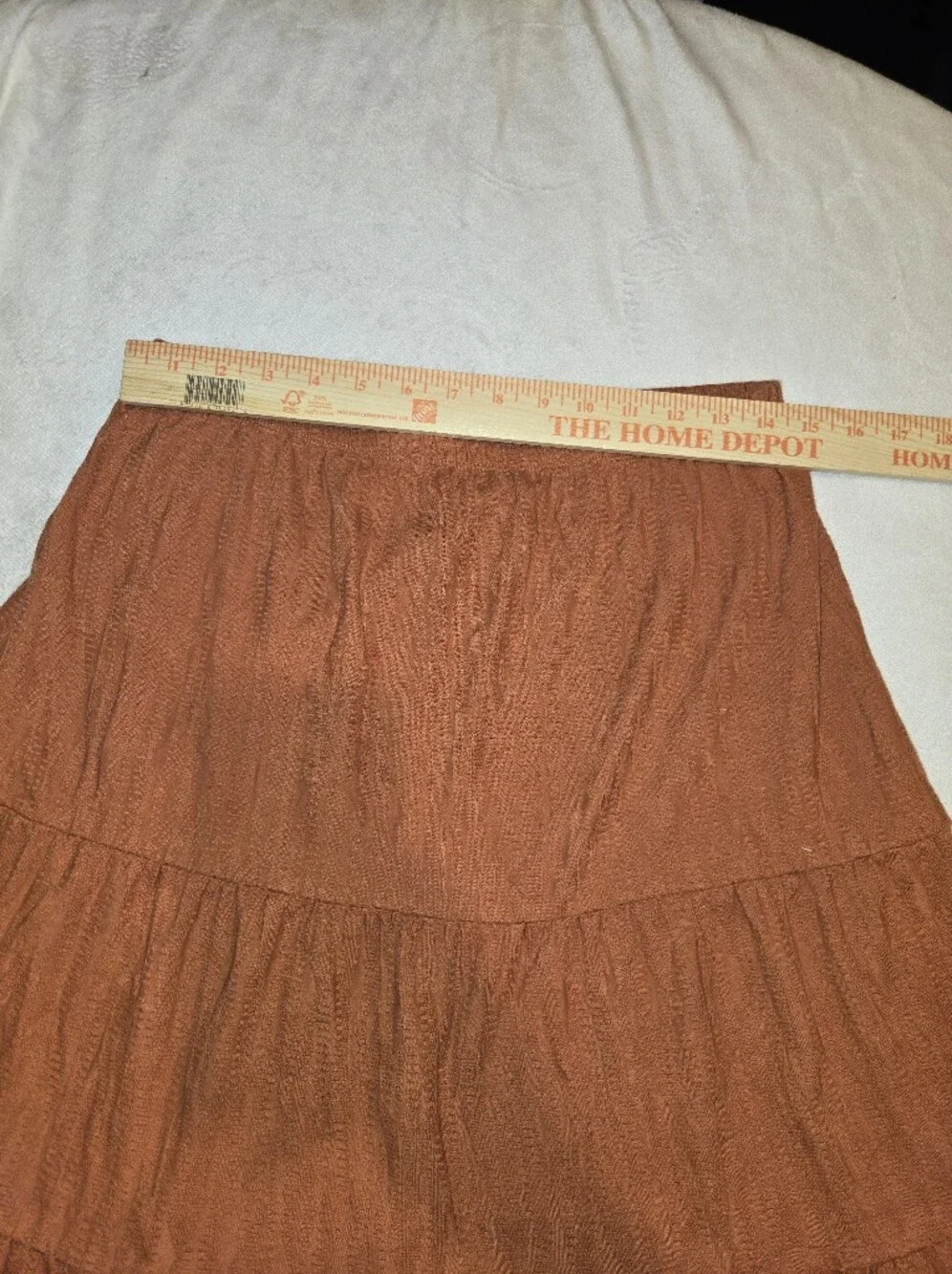 Chelsea & Theodore Rust-Toned Circle Skirt